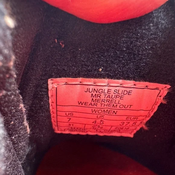 Merrell Women’s Taupe and Black Jungle slide Clogs - Picture 9 of 9